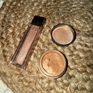Bare Minerals Gold Pigmented Eyeshadow & Lip Gloss Bundle